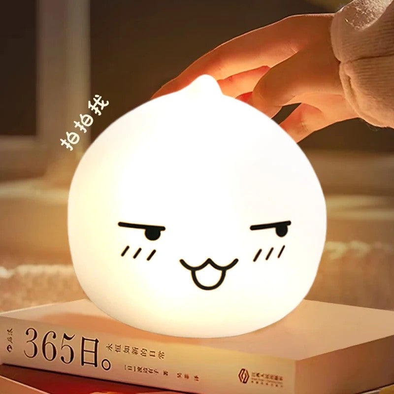 Bluejw Soft Silicone Kids Night Light, Dimmable Rechargeable Baby Night Lights for Kids, Night Light Lamp - Gifts for Boys & Girls - Image 3